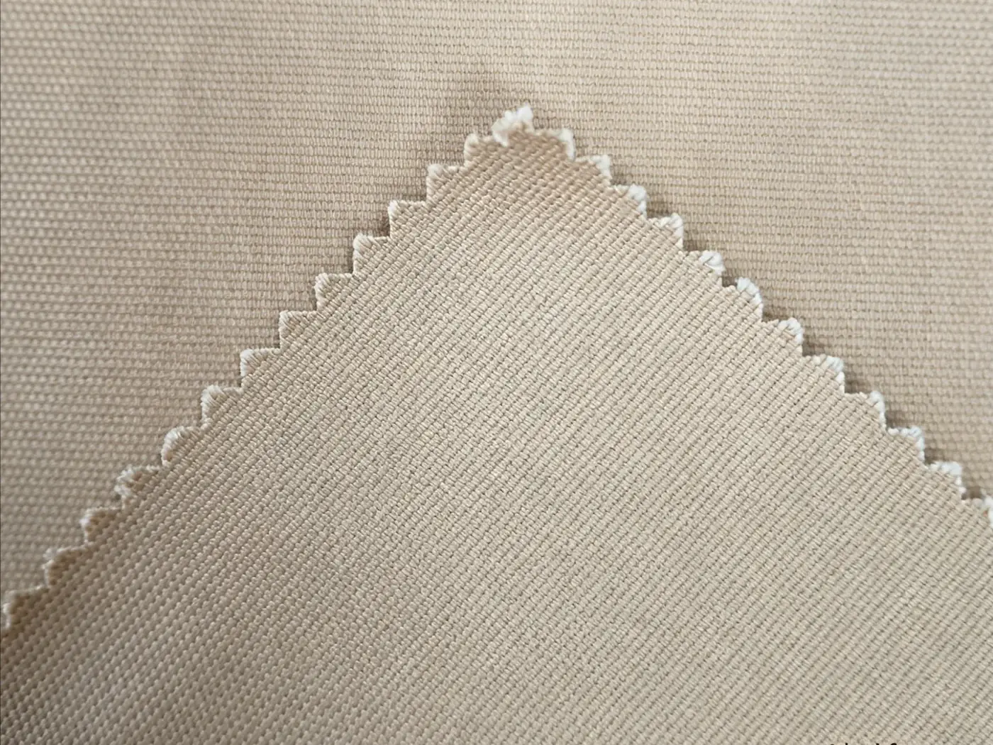 Clean cropped cotton oxford jacket fabric weave