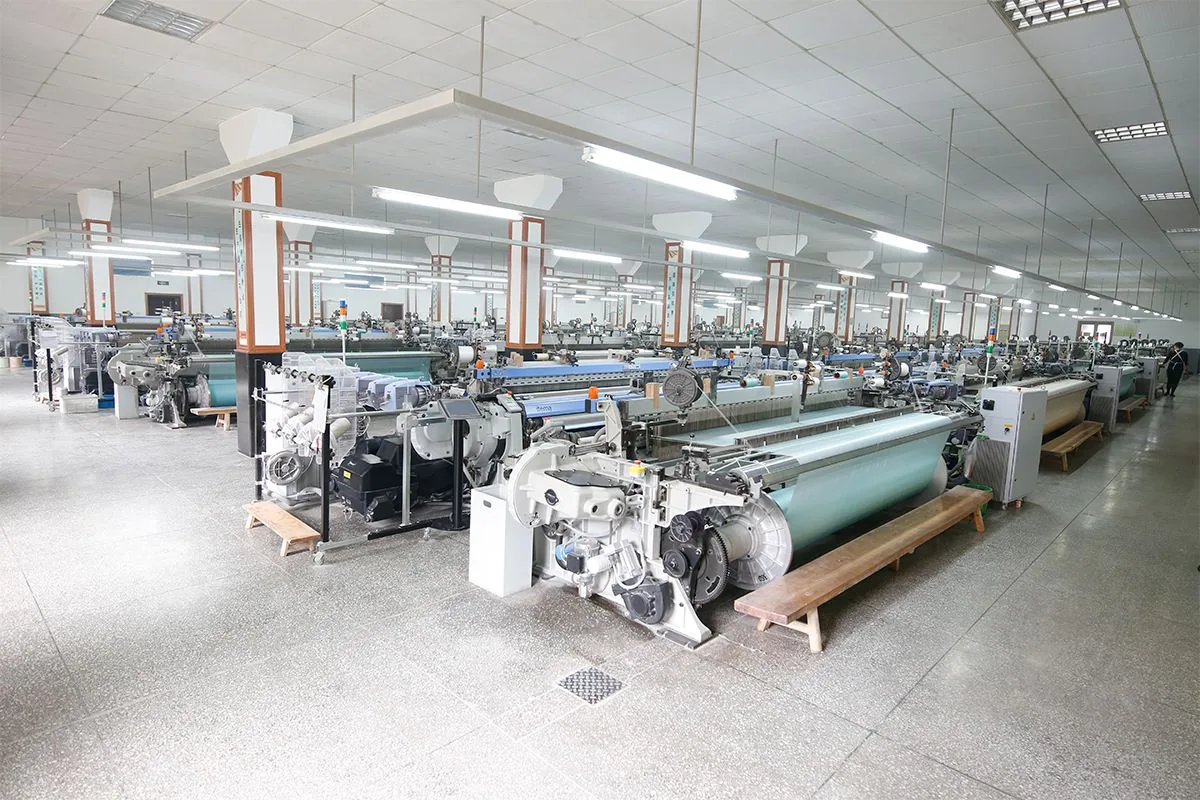 Weaving factory workshop