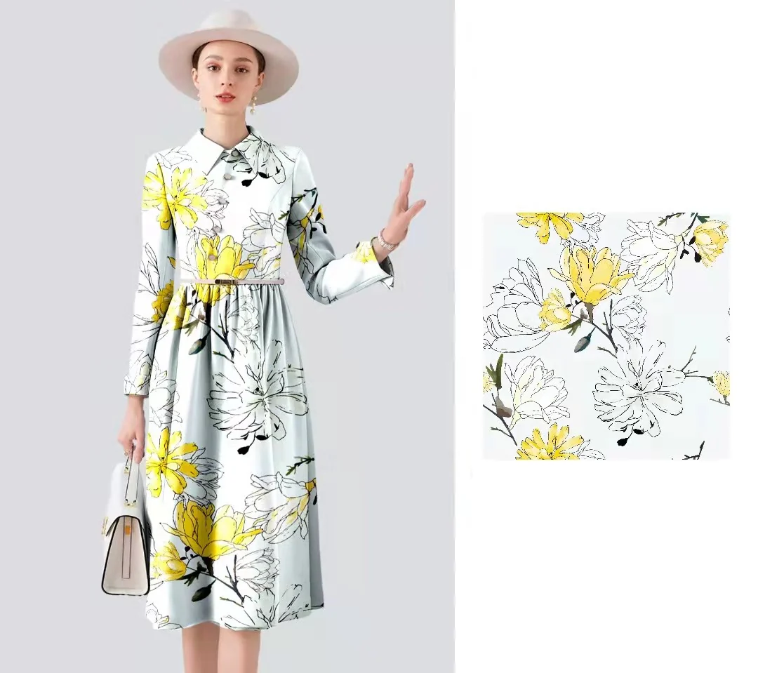 Floral dress application and print reference