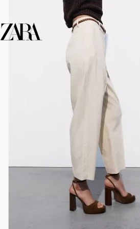 Tailored trouser application detail